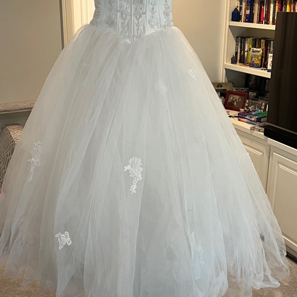 Oleg Cassini gown tulle corset wedding dress NWT - Picture 3 of 10